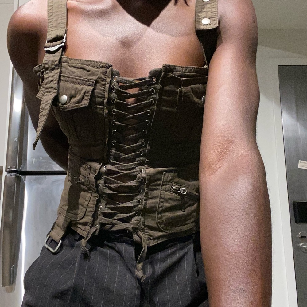 Jaded London Cargo Corset Top US 0 UK 4 NWT